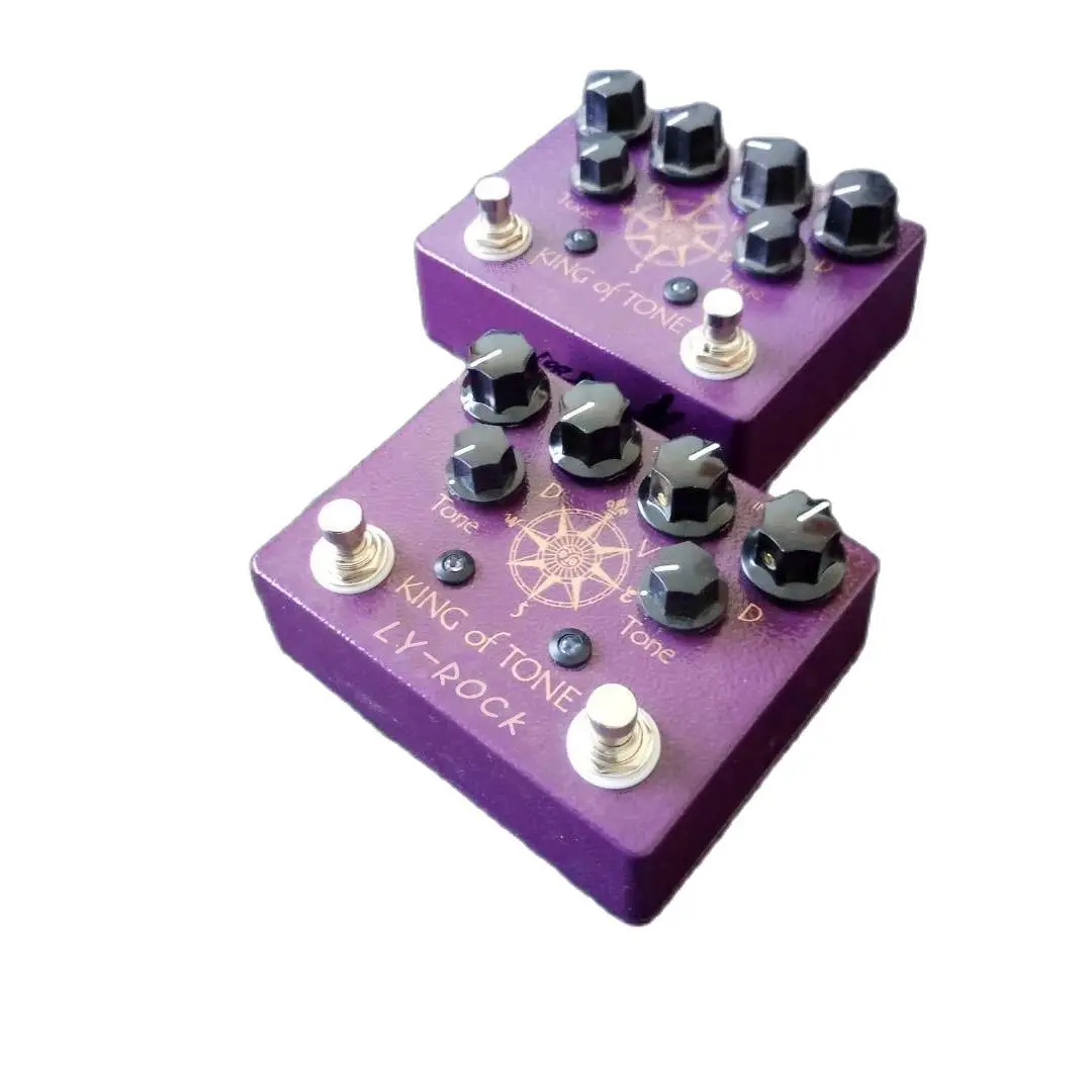 LYR Pedal(LY-ROCK),Guitar OVERDRIVE Effect Pedal, LY-ROCK King Of Tone Overload Monoblock Effect V4 Overload Single Block Effect