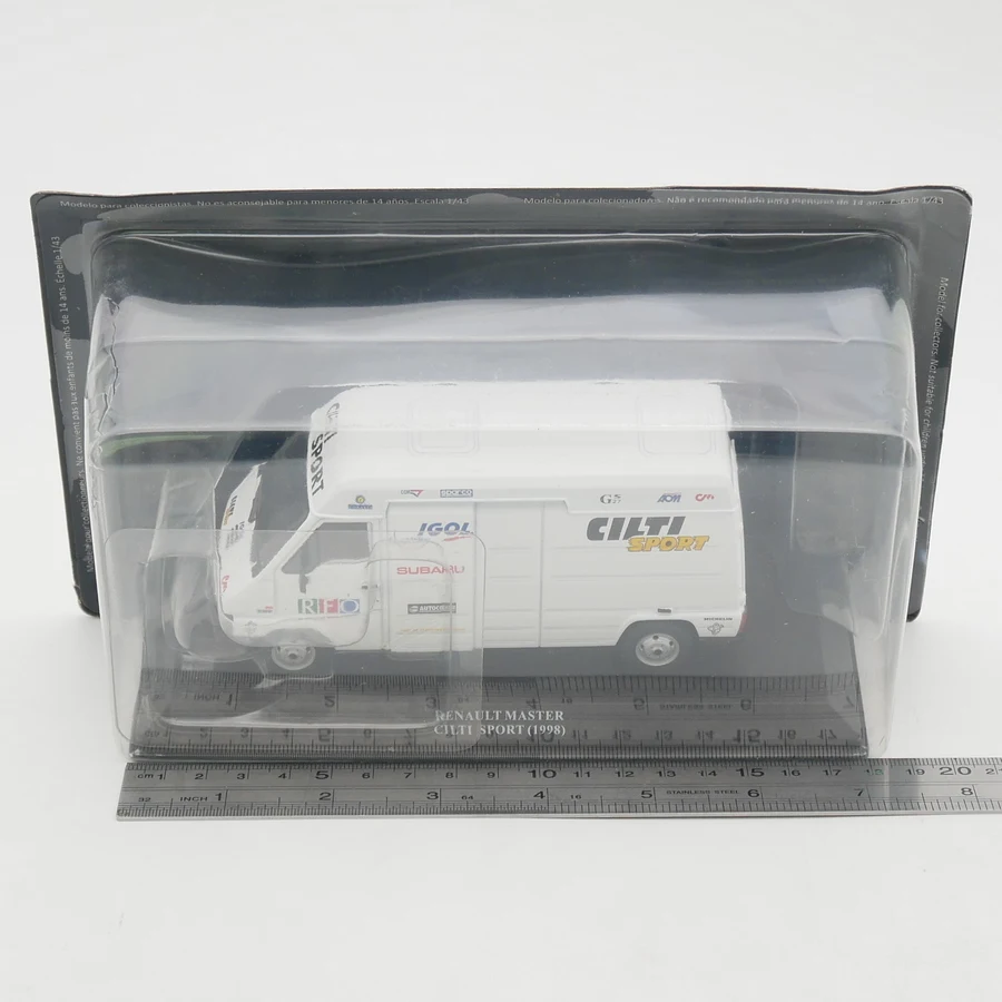 

Литой под давлением масштаб 1:43 Ixo Renault Master CILTI SPORT 1998 Renault Cargo Bread, модель автомобиля из сплава, Коллекционная игрушка, подарок, сувенирный дисплей