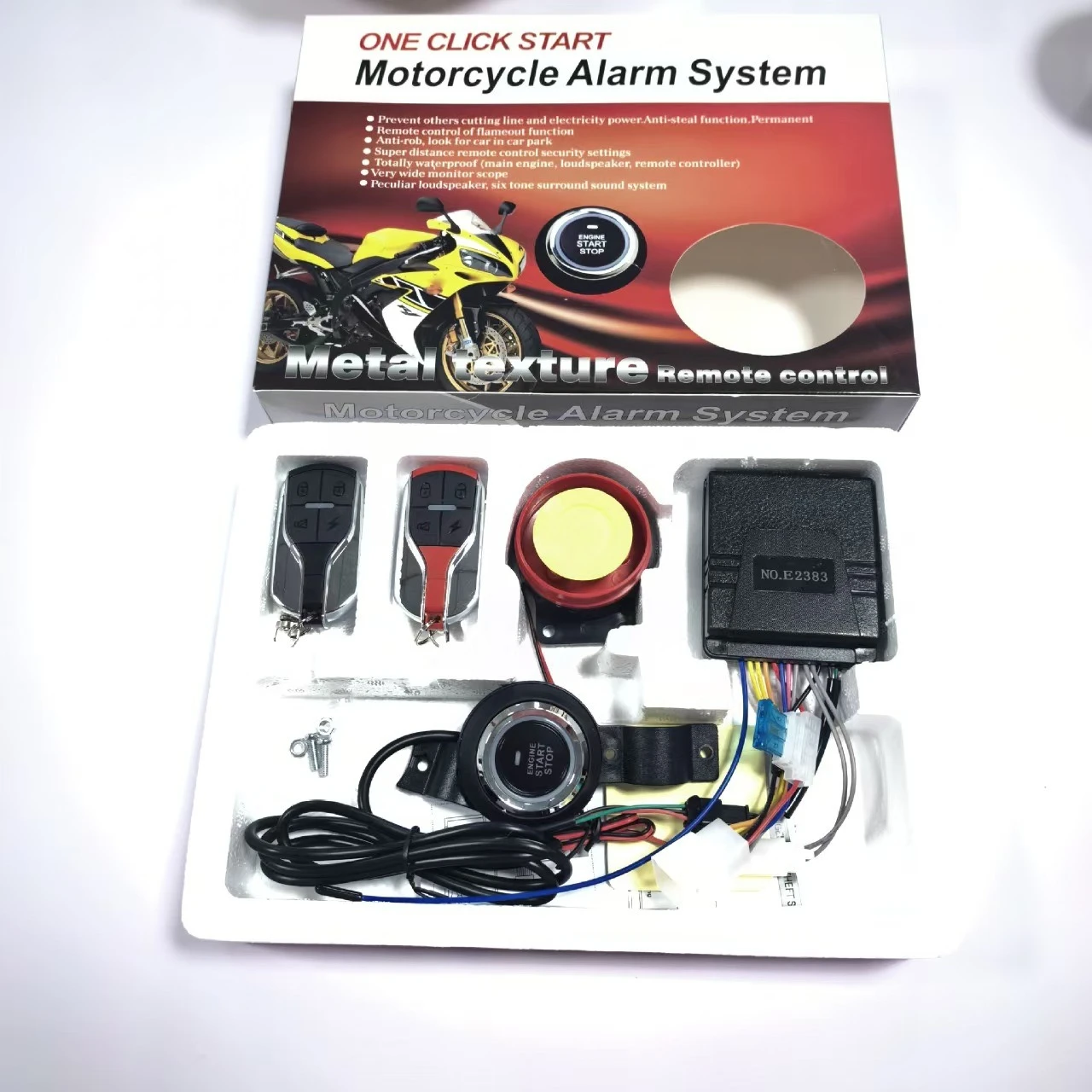 

Умная система бесключевого доступа для мотоцикла, сигнализация от угона, 12В DC, стартер двигателя, дистанционное управление, противоугонная система