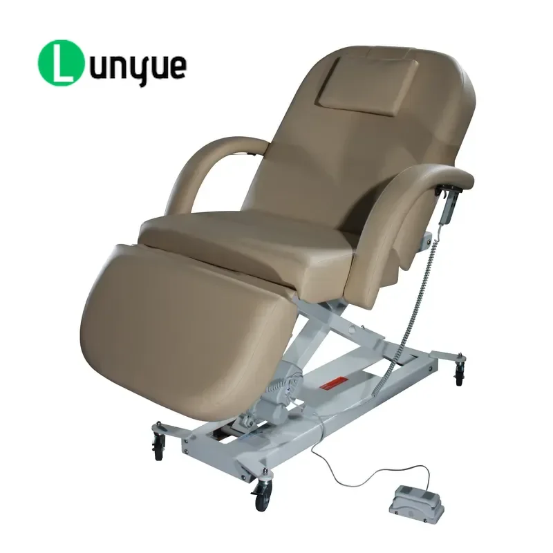 Electric Adjustable Facial Massage Bed Metal Frame Durable Modern Spa Treatment Table 420lbs High Load Bearing for