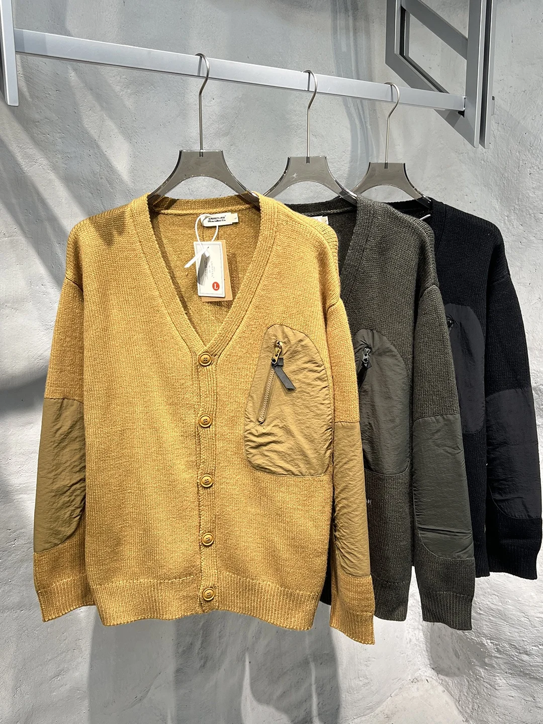 سترة رياضية محبوكة مفتوحة من Faionable فضفاضة تناسب الخريف والشتاء طويلة Sve V-Ne قابلة للتنفس، لون مريح #5