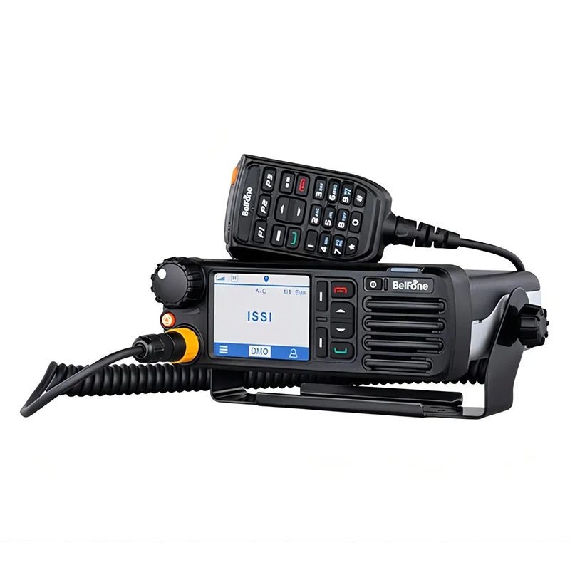 VHF UHF Mini DMR mobile radio car radio vehicle mounted dual mode 30W mobile walkie talkie