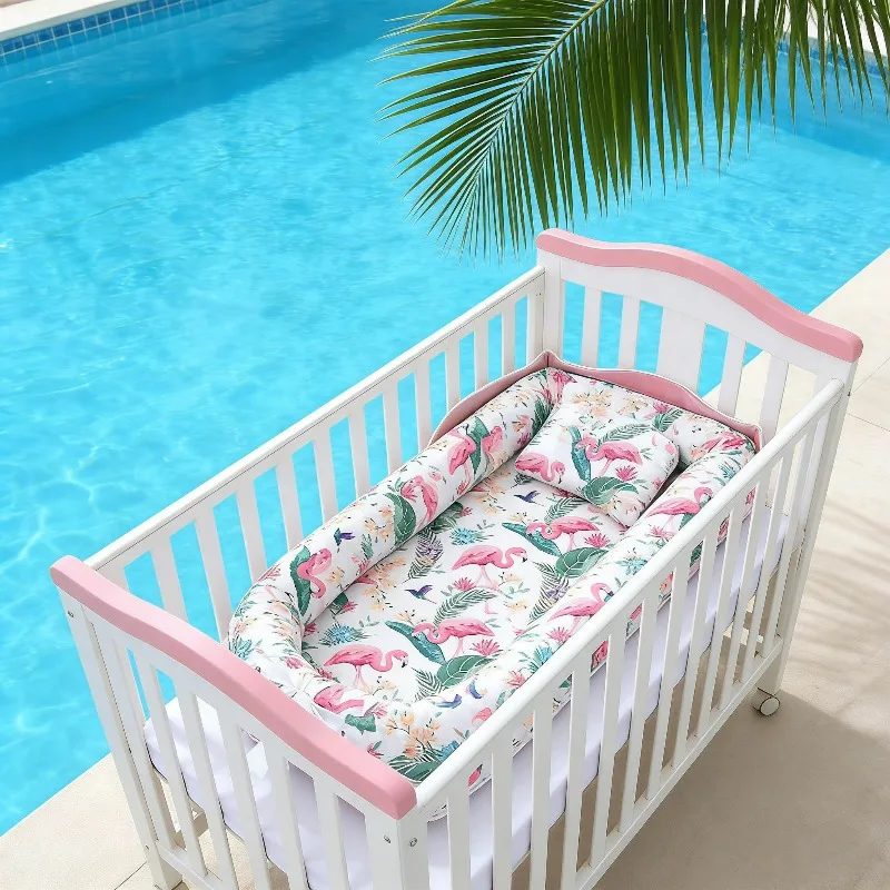 

Новая многофункциональная переносная кроватка-гнездышко для мамы и малыша 2026 года с поддерживающей подушкой для младенцев