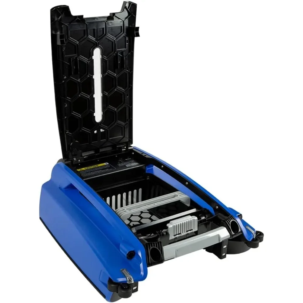 Solar Powered Automatic Robotic Pool Skimmer Cleaner with Enhanced Core Durability and Re-Engineered Twin Salt Chlorine Tolerant