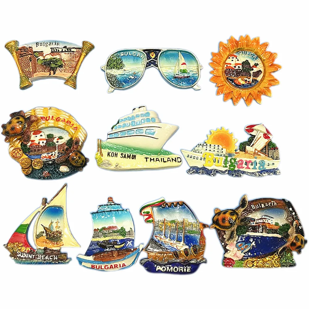 Egyptian Mythology 3D Resin Fridge Magnet, Ancient Egypt Sculpture Souvenir, Historical Travel Gift & Collectible