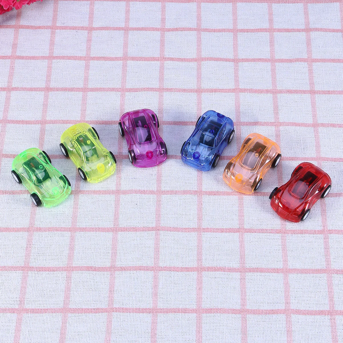 

24pcs Pull Back Car For Toddlers Kids Mini Transparent Vehicles Washable Non Remote Control Vehicle Educational Language