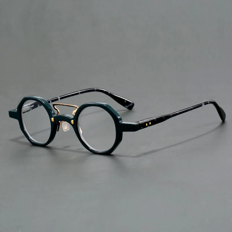 High Quality Vintage Small Round Frame Anti-Blue Light Reading Glasses Men Women Spring Legs Magnifying Prescription Glasses - Image 3