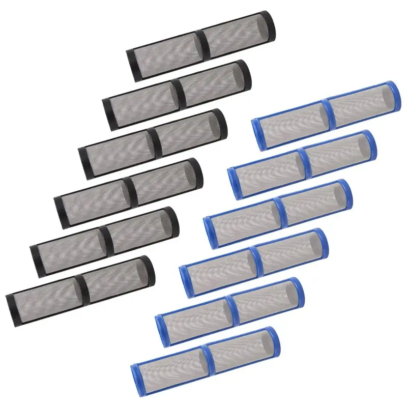 12Pcs Airless Paint Sprayer Manifold Filter 390 395 490 495 595 Pump Manifold Strainer 246384 60Mesh And 246382 100Mesh
