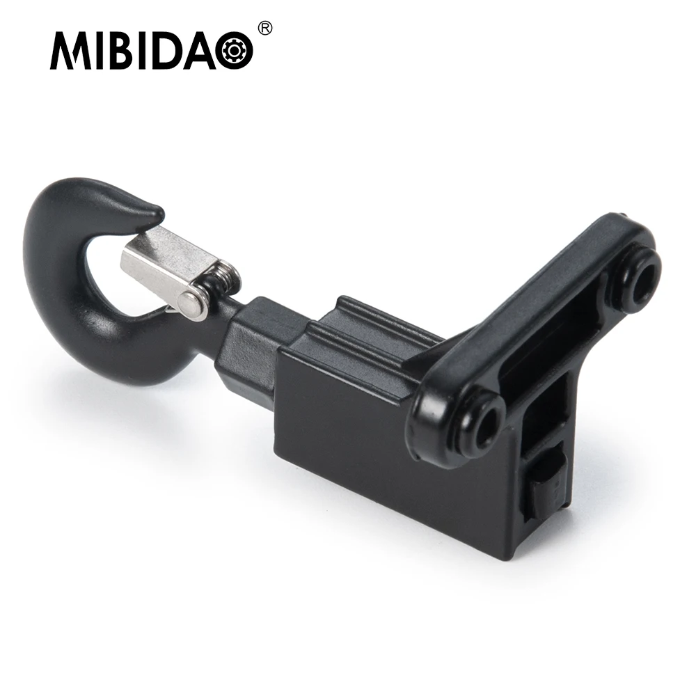 MIBIDAO Metaallegering Simulatie Trailer Lier Haak Decoratieve Gereedschappen voor Axiale SCX10 TRX-4 1/10 RC Auto Vrachtwagen Model Upgrade Onderdelen