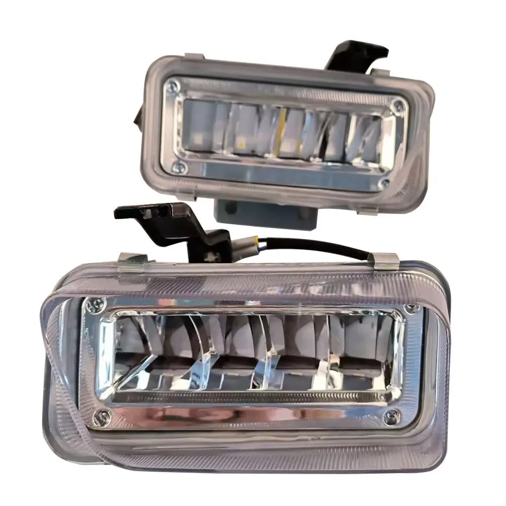 Fog Lamp For Isuzu ELF 700P Truck Front Bumper 6000k A Pair  White Light High End Configuration Aluminum Alloy Material