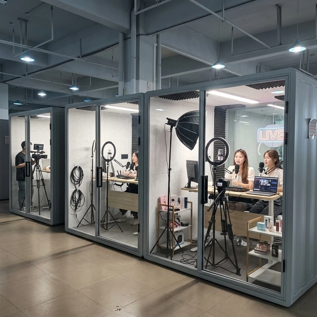 Multifunctional Soundproof Pod Movable Acoustic Office Cabin Privacy Phone Meeting Silent Booth