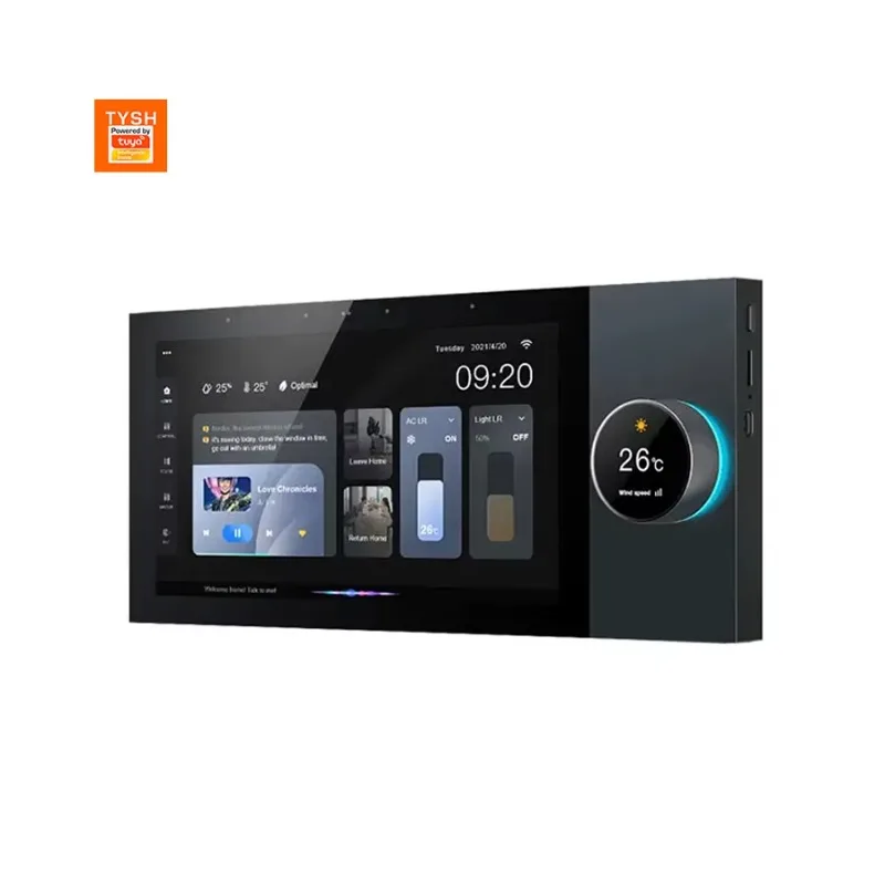 

[Горячая распродажа] TYSH Smart Home 7-дюймовый Wi-Fi сенсорный экран Многофункциональный музыкальный хост с шлюзом Zigbee Настенный переключатель Панель управления