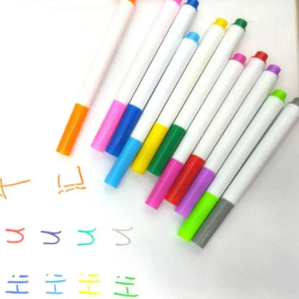 Kids Chalk Pens Water Soluble Chalk Markers for Led Boards Art Crafts Neon Pens with Erasable Ink 8/12pcs Set