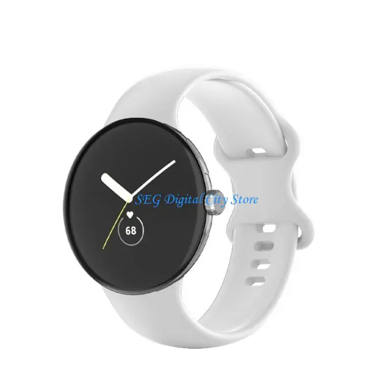 

U75B Silicone Watchbands Quick Release Rubber Watchstrap For Google Pixel