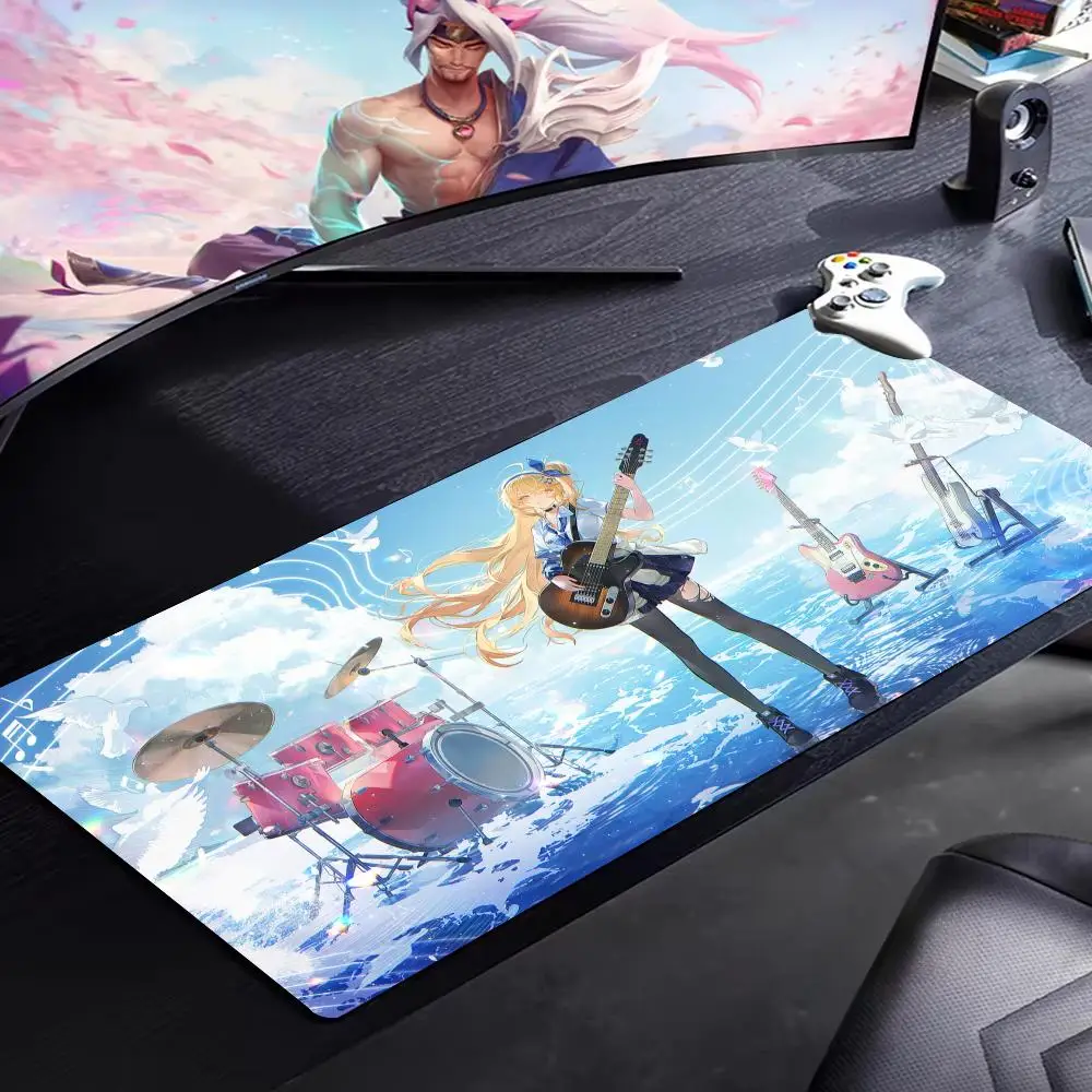 Neverness to Everness Akane Rin Mouse Pads Gamer Keyboard Mat Pads Gaming Desk Protector Laptops Large Mousepad Cartoon Deskmat