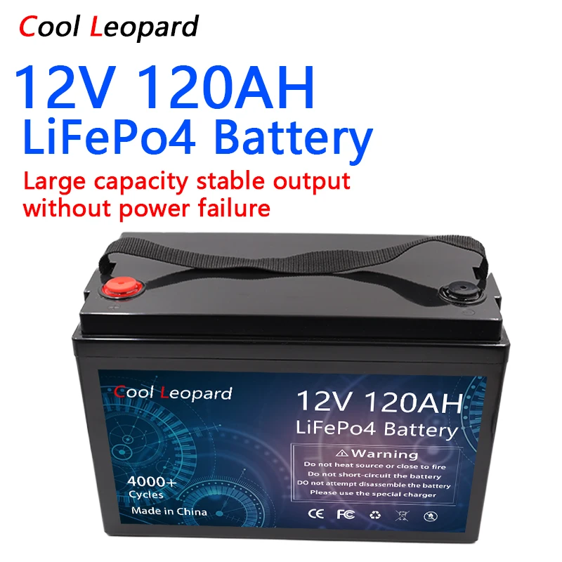 

Best Selling 12V 100Ah 120Ah 150Ah 180Ah 300Ah Iron Phosphate Energy Battery With BMS For RV Camping Car Golf Cart Cross-Country