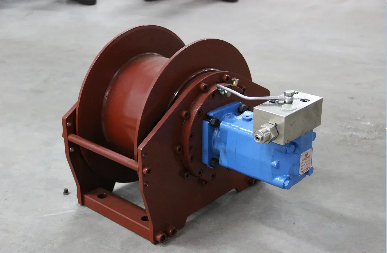 1 ton 10 KN Mini Hydraulic Compact Winch pulling and lifting winch for crane