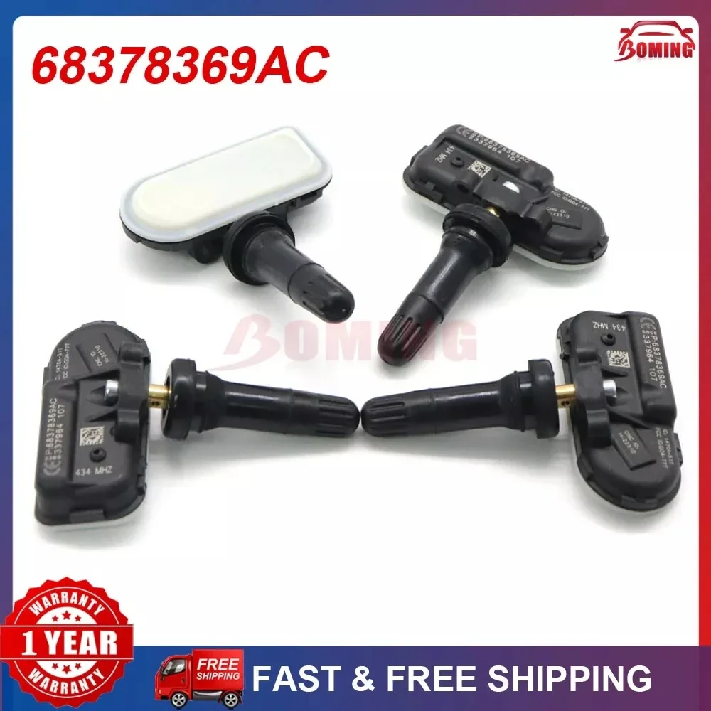 68378369AC CAR NEW TPMS Tire Tyre Pressure Monitoring Sensor For RAM 2500 2019-2021 68378369AD 68378369AE 68378369AB 434Mhz