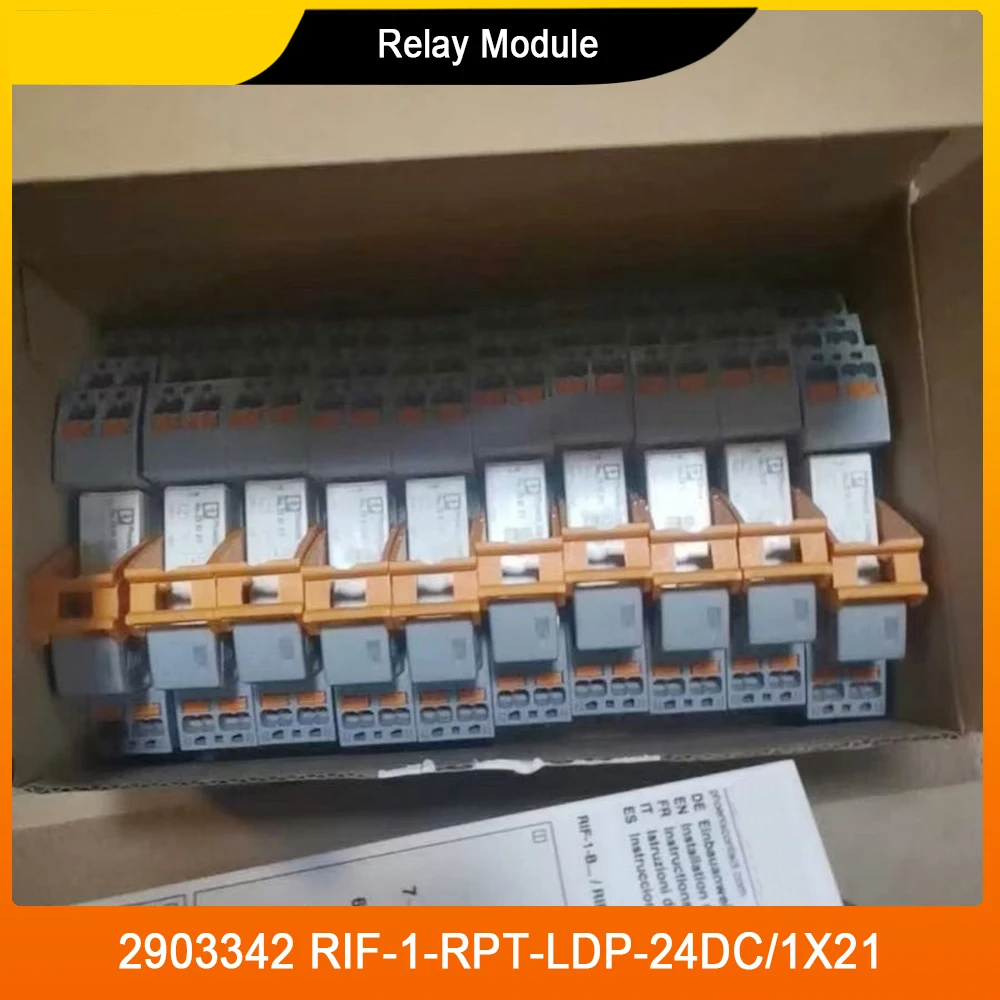 

10 PCS New 2903342 RIF-1-RPT-LDP-24DC/1X21 Relay Module For Phoenix