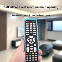 Universal Silicone Remote Control Case for AOC TV Grain Texture Design CRC 1210V Global Compatible TV Remote Cover