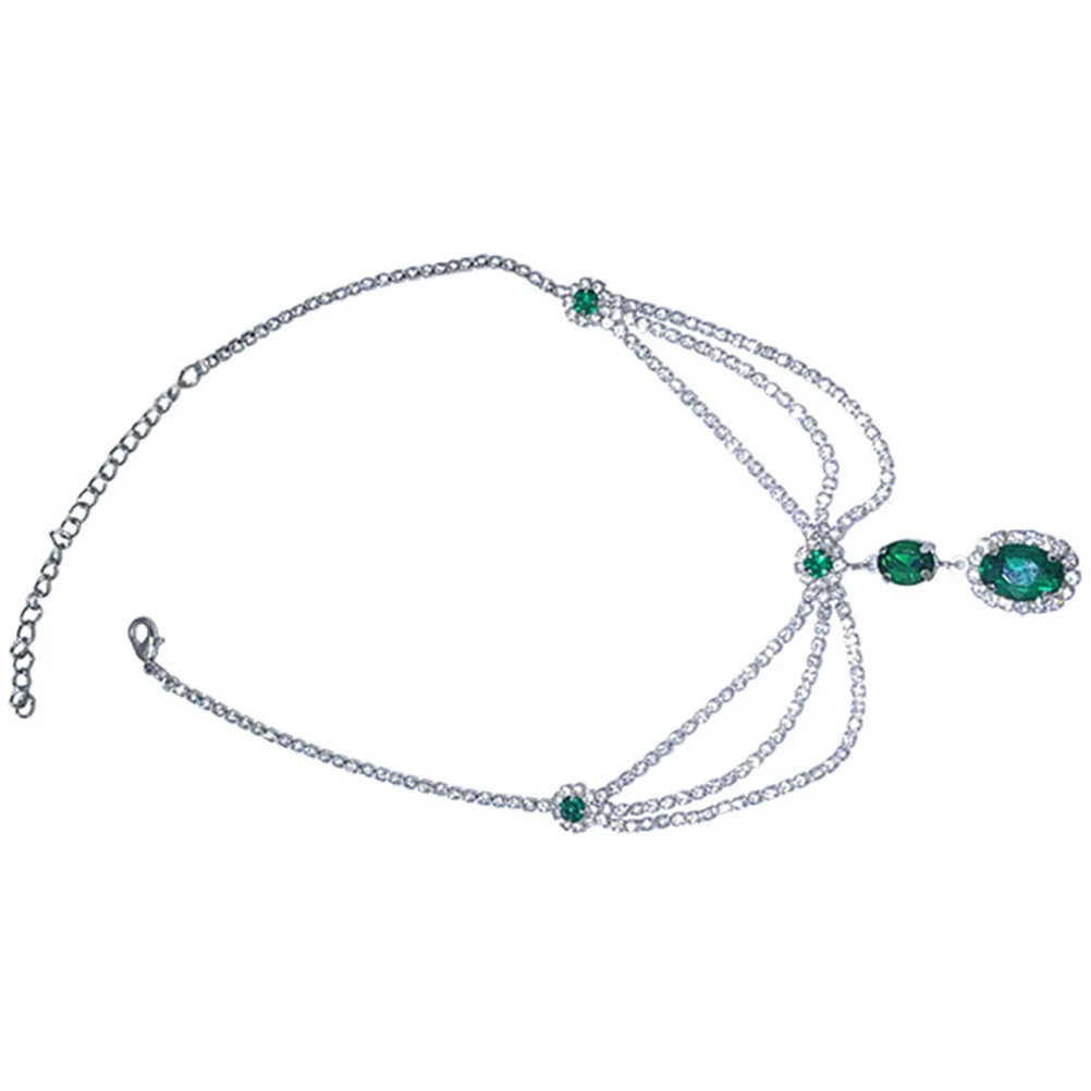 

Green Turquoise Necklace For Women Vintage Fashion Pendant Decorative Statement Beach Party Trendy Jewelry Gift