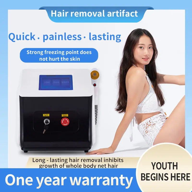 

Portable 755nm 808nm 1064nm Diode Laser Hair Removal Machine 2000W Ice Platinum Painless Permanent Hair Removal Device