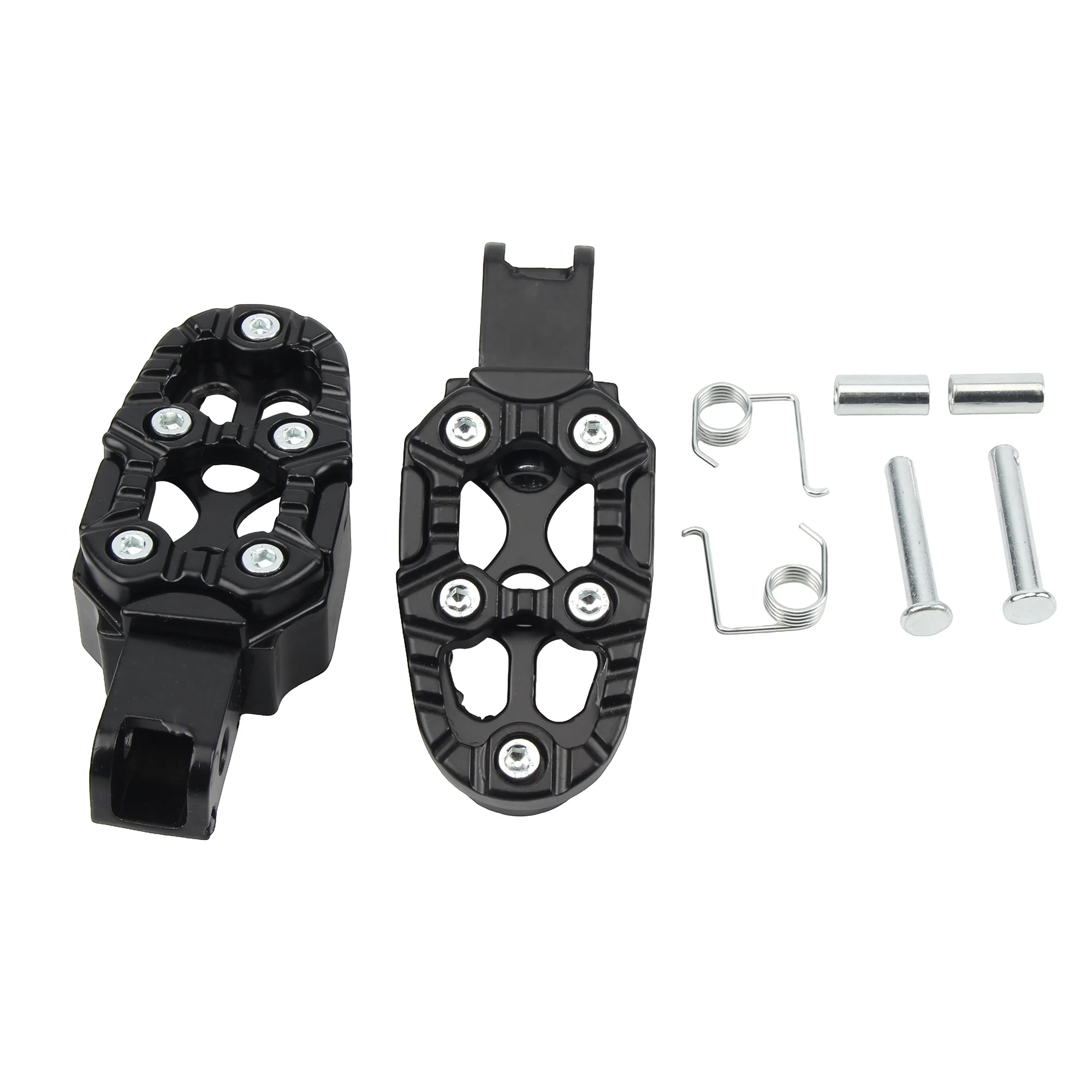 Motorcycle Universal Foot Pedals Angle Adjustable Aluminum Alloy  Foot Rests Foot Pegs Scooter ATV E-Bike Motocross Accessories