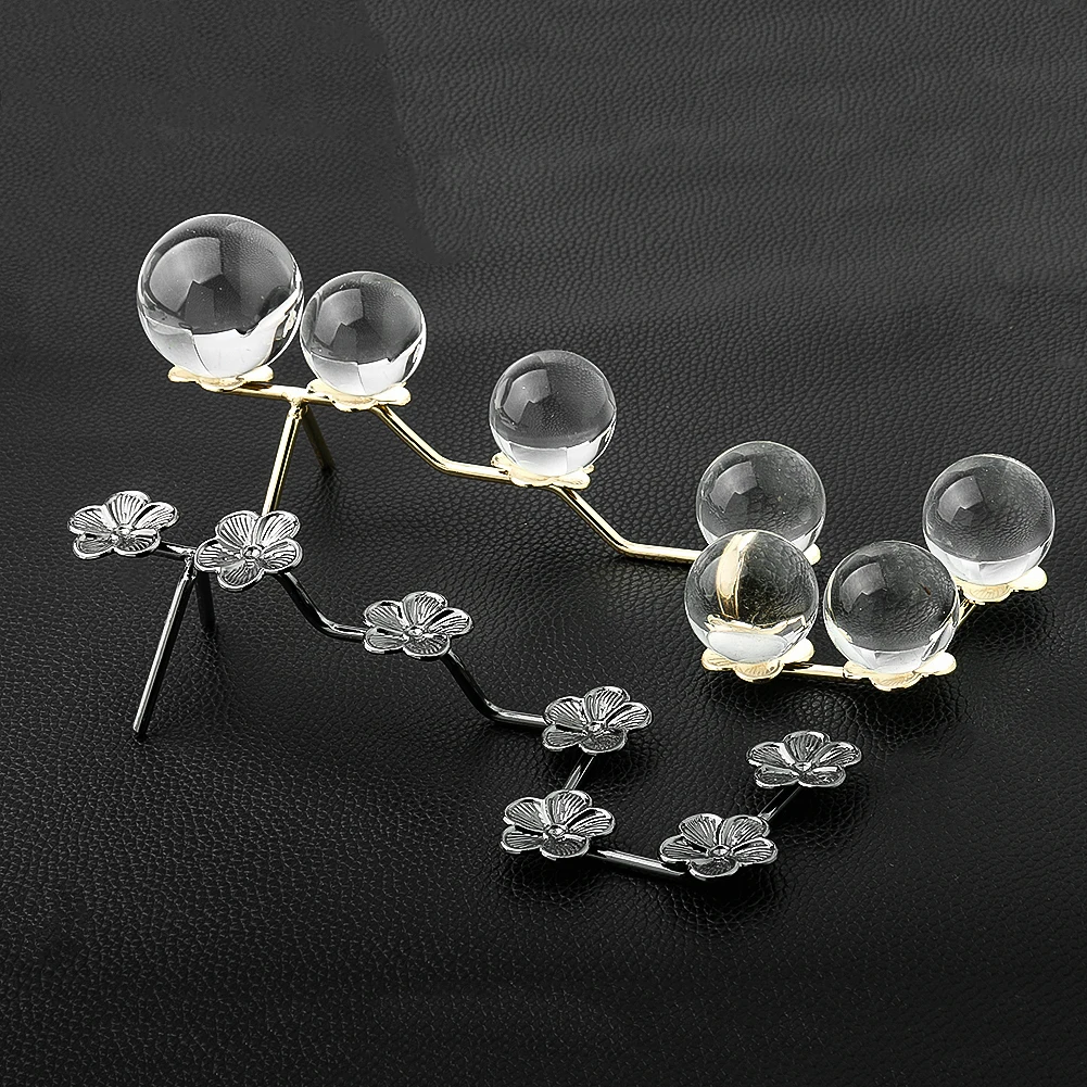 Plum Blossom Branch Display Stand Holder Crystal Ball Stone Sphere Support Base Chakra Meditation Rack Home Decor Photo Props