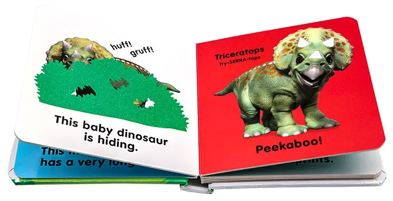 DK, Baby Touch and Feel Baby Dinosaur, Baby Children's books aged 1 2 3, English picture book, 9780241316344