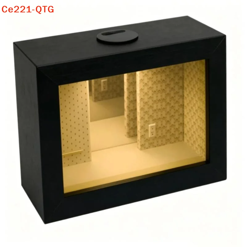 Hot Rear Room  Abyss Mirror Photo Frame Creative Landscaping Figure  Display Box Tabletop Ornament Peripheral Gifts