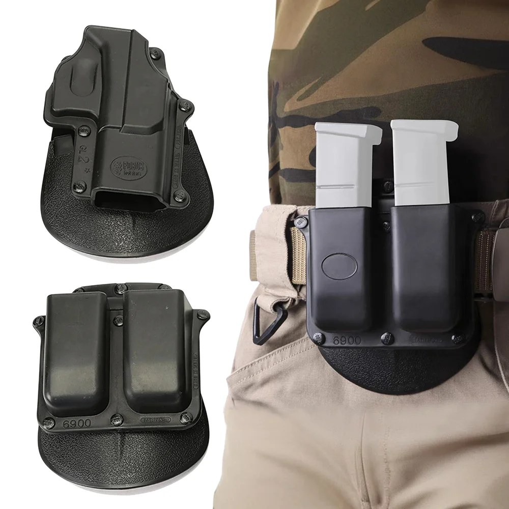 Кобура для быстрой вытяжки 17, пластиковая кобура, модель, тактический пояс, набор кобуров для страйкбола, охотничьего тренировочного аксессуара, легкий вес ​