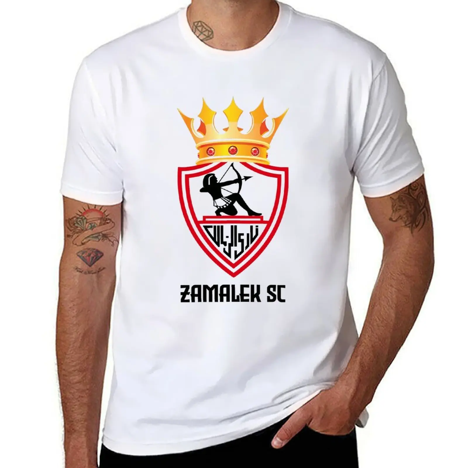 

Zamalek King T-Shirt t shirts for man cotton funny cotton t shirt pack anime t shirts for man T-Shirt