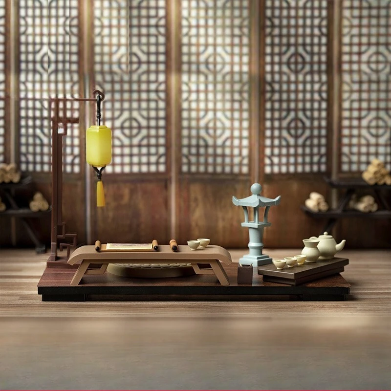 

Original Qingcang Qingjing Chinese Style Scene Props Combination Series Small Props Handmade Accessories Assembled Display Model