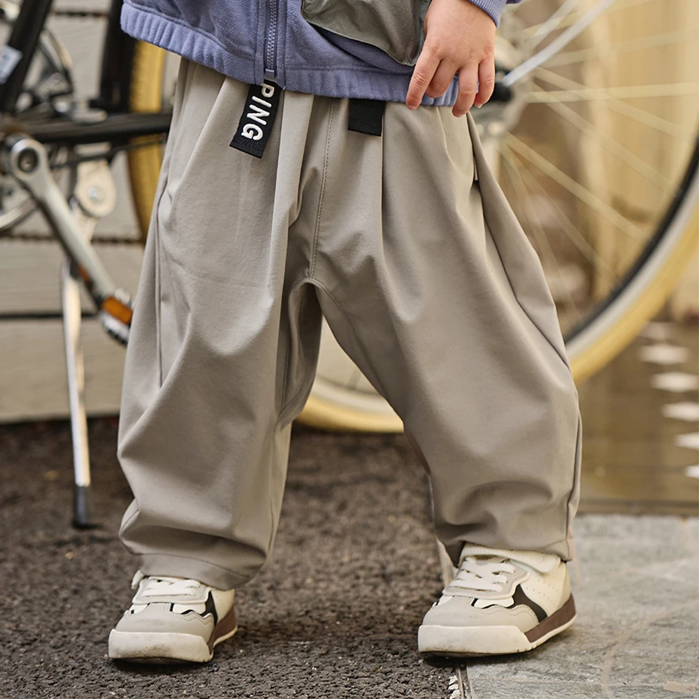 Dave Bella Children's Cargo Pants 1-7 Years Boys Spring Summer Quick-dry Pants Casual Loose Outdoor Trousers DB1260405