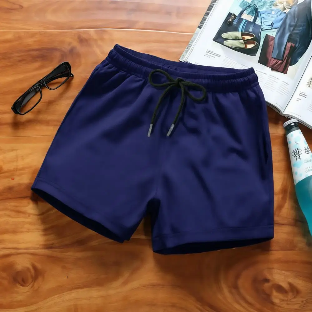 Mens Athletic Shorts Quick Dry Elastic Beach Running Pants Breathable Summer Casual Fitness Training Workout Bottoms Male