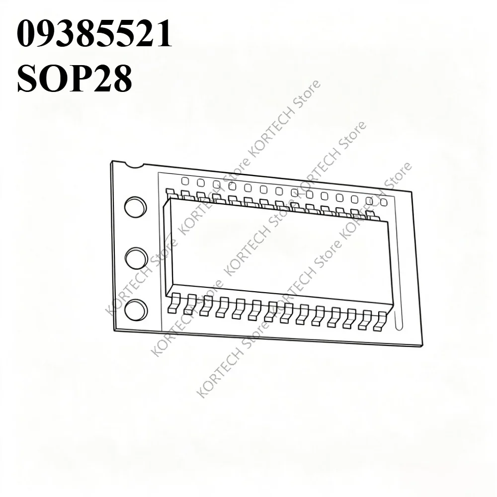 5PCS  Brand  new original 09385521 SOP28 Car headlight Control Chip For Mercedes-Benz ML350 headlight control Chip