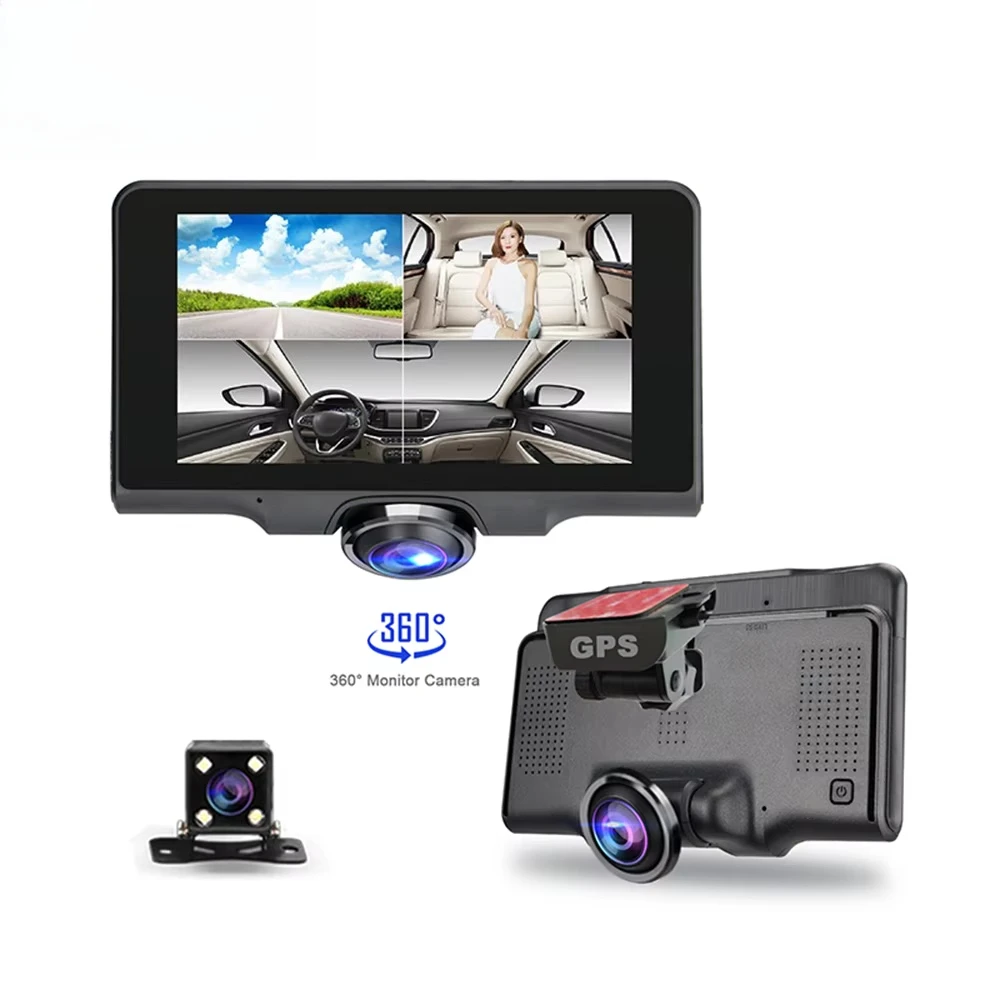4k High Resolution Driving Recorder Car Black Box 24 Hours Parking Monitoring Dash Cam with GPS
