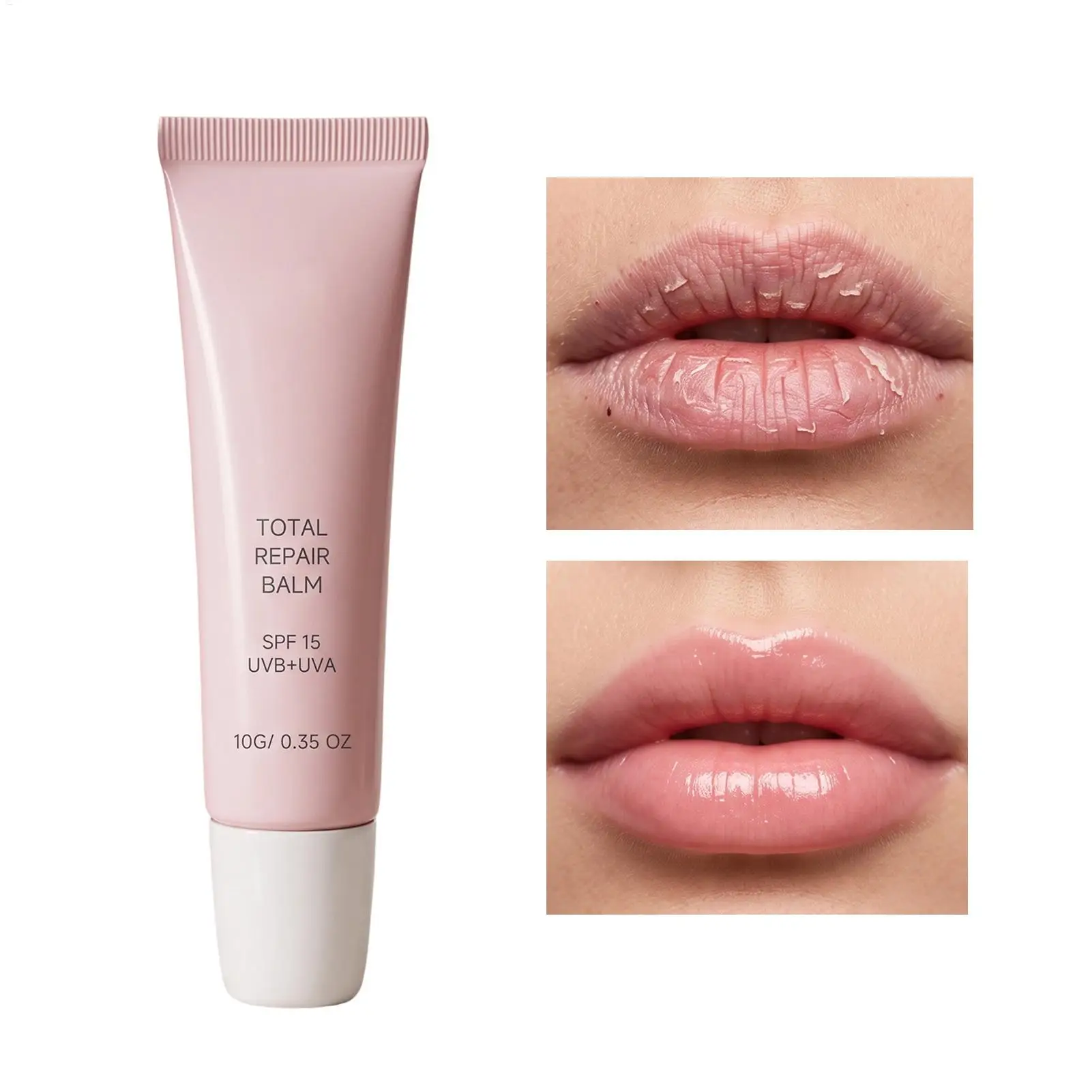 Repair Lip Balm,SPF15 UV-Shielding ,Pre-Makeup Base Treatments,Post-Makeup Lip Conditioning,Delivers Lip Hydration & Lip Barrier