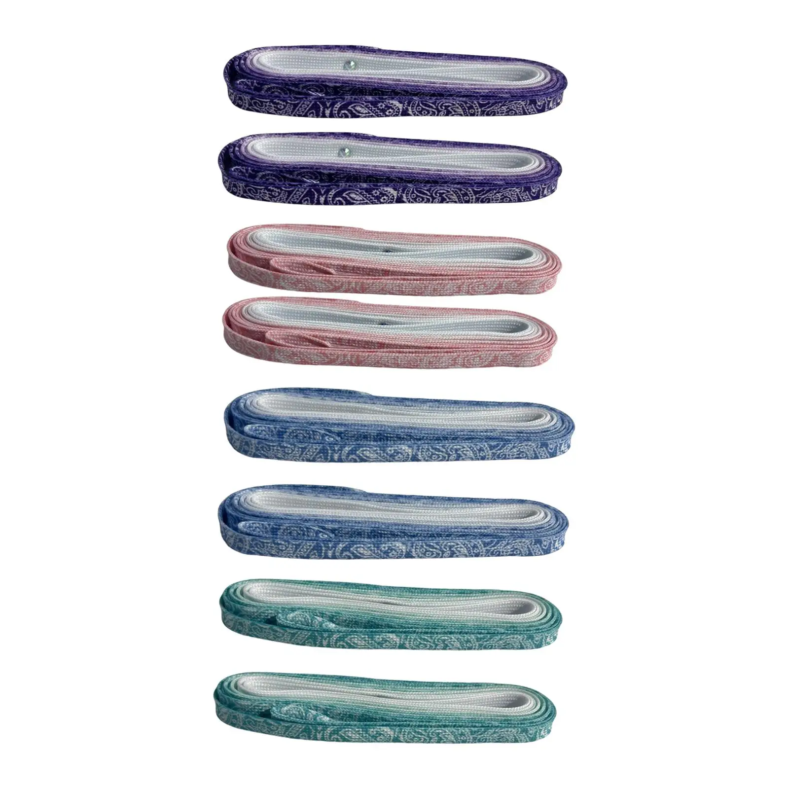 Ice Hockey Skate Laces 118.11inch Anti Slip Lightweight Hockey Laces Shoe Strings for Training Competition Practice Sports