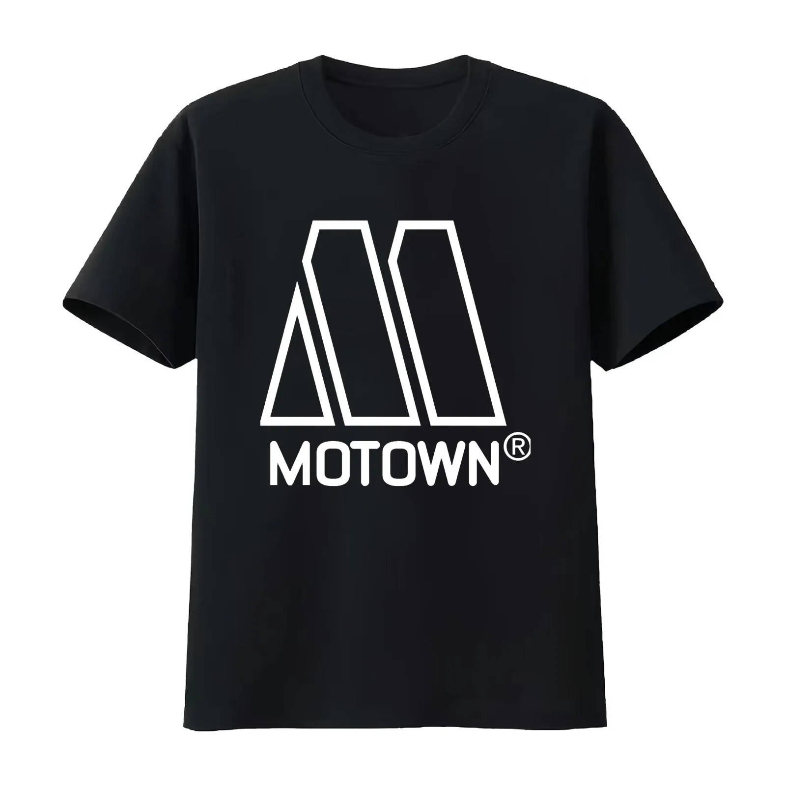 Motown merch record T-Shirt Summer Casual Cotton Tee Oversized Streetwear Tops Vintage Graphic Print Loose Fit Short Sleeve