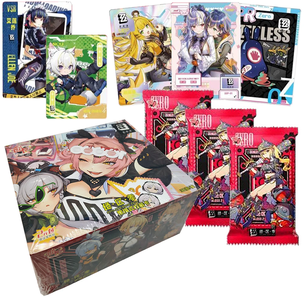 Zenless Zone Zero Collection Card Fans Cherish Classic Strategy Battle Games Rare Character Cards Toy Exquisite Birthday Gifts