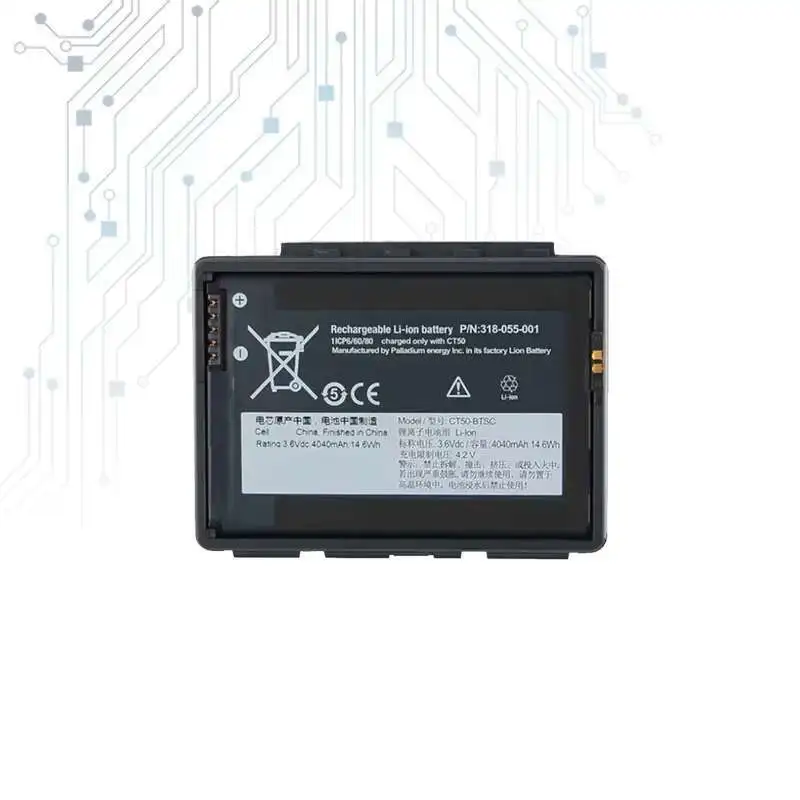 

Литий-ионный аккумулятор CT50-BTSC для Honeywell CT50 CT60 318-055-010 318055010