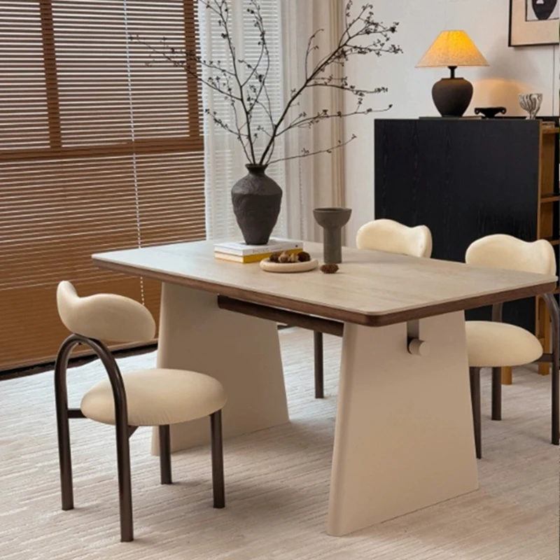 المطبخ مطعم طاولة طعام الشمال الحديثة مكتب الخشب طاولة طعام كراسي غرفة المعيشة صالة Mesas De Comedor أثاث المنزل #5