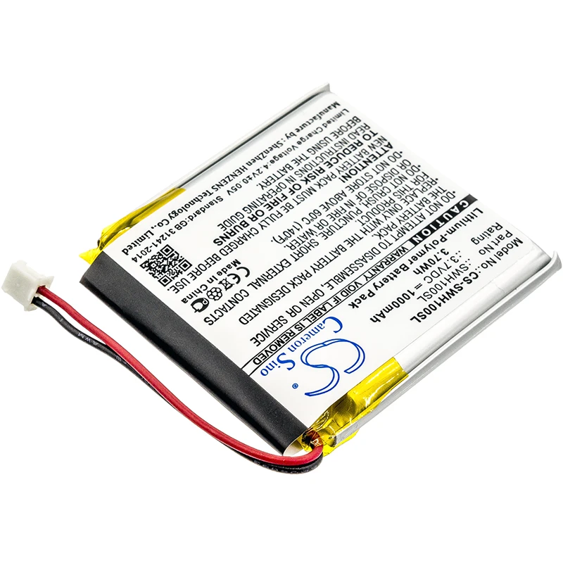 Cameron Sino 1000mAh Battery LIS1662HNPC for Sony WH-1000xM3, WH-1000XM4, WH-CH710N/B, WH-XB900, WH-XB900N