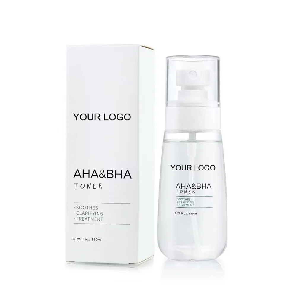 

110 мл частная марка AHA/BHA Essential Water Mist, индивидуальный логотип, салициловая кислота, тоник с контролем жирности, эссенция, водный спрей, влажный макияж