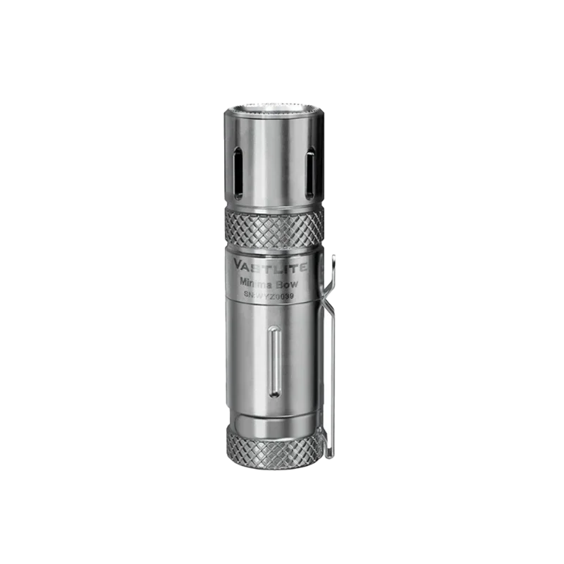 Vastlite Minima Bow Titanium LEP Flashlight 280 Lumens Portable Flashlight With Staninless Steel Clip Torch Lighting