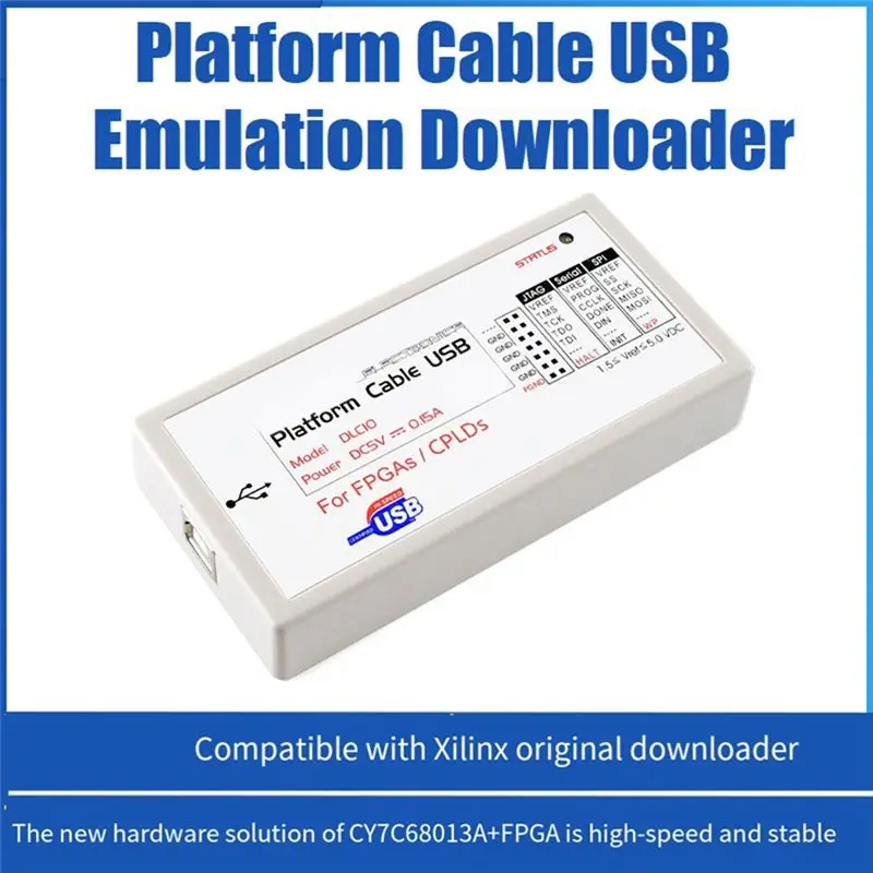 A84E-Platform Cable USB Programmer Downloader For In-Circuit Configuration And Programming Of All Xilinx Devices Emulator