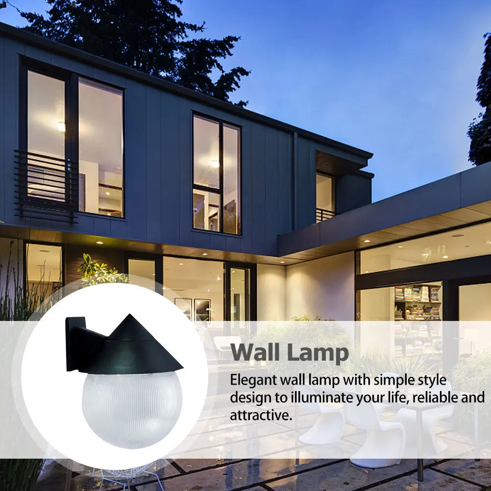 Ball-Shape Durable Wall Lamp Wall-Mounted Light Modern Style Corridor Bedside Lamp Home Light Decor Wall Mounted Lamps
