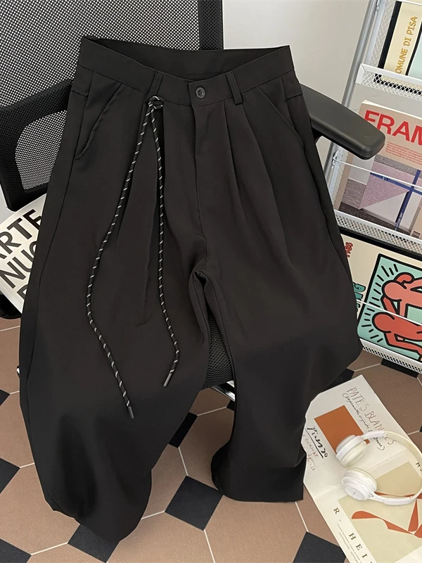 

Cleanfit American Sle Повседневные брюки Мужчины Женщины Широкие ножи Драпировка Свободный крой Прямые брюки Летние длинные для отдыха...