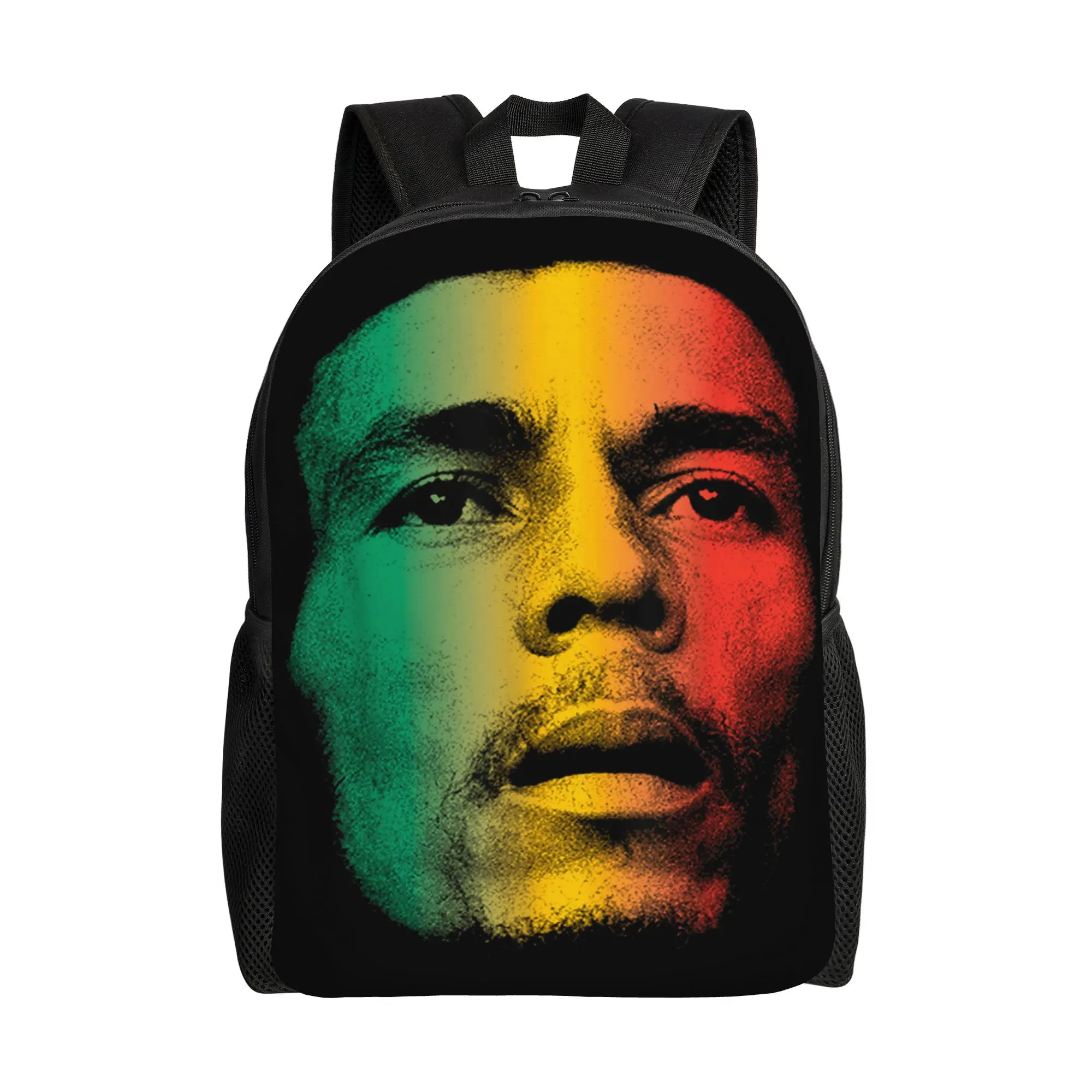 

Рюкзак с изображением Боба Марли, мужской рюкзак с рисунком, полиэстеровые милые школьные сумки, высококачественный рюкзак для университета